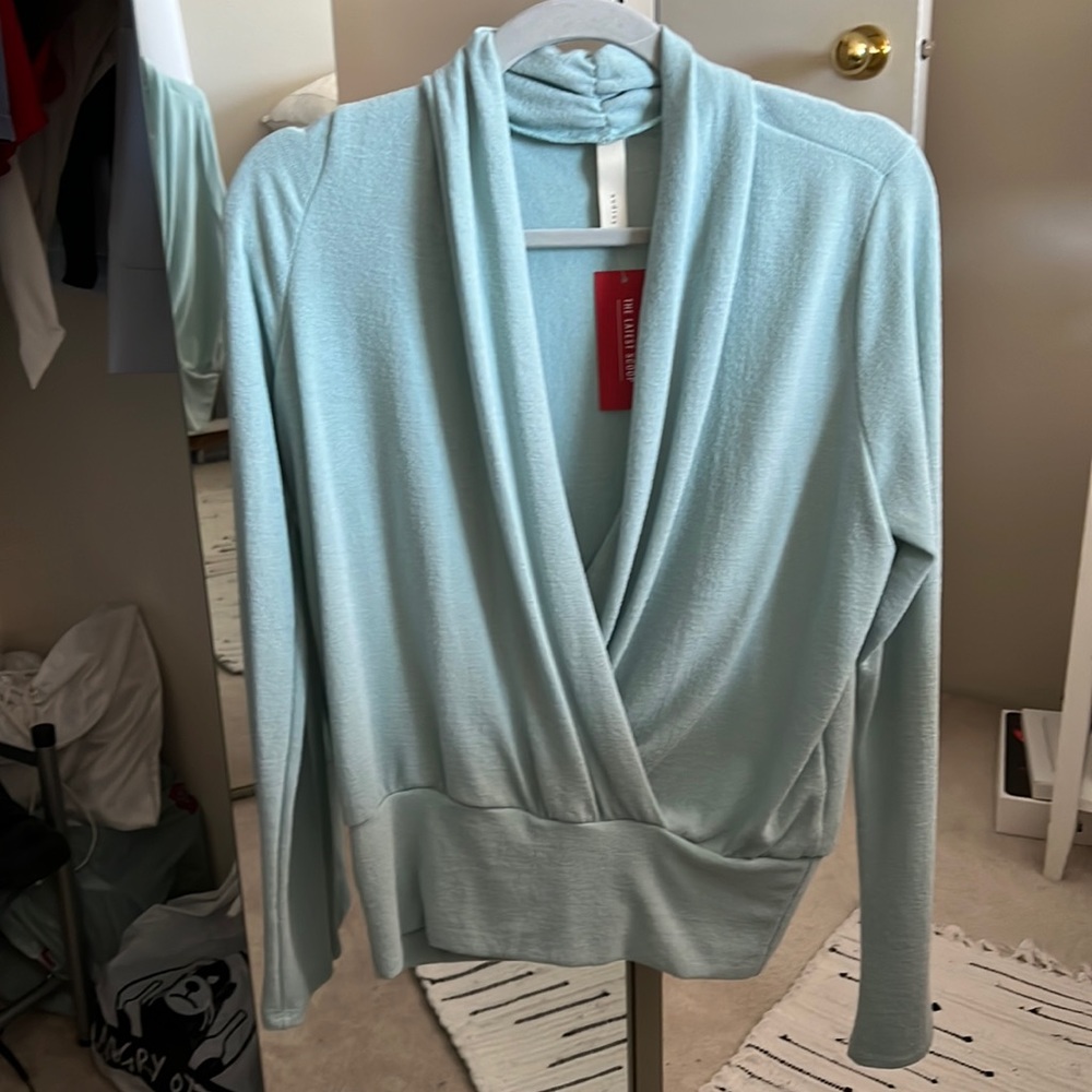 Light Blue Blouse NWT
